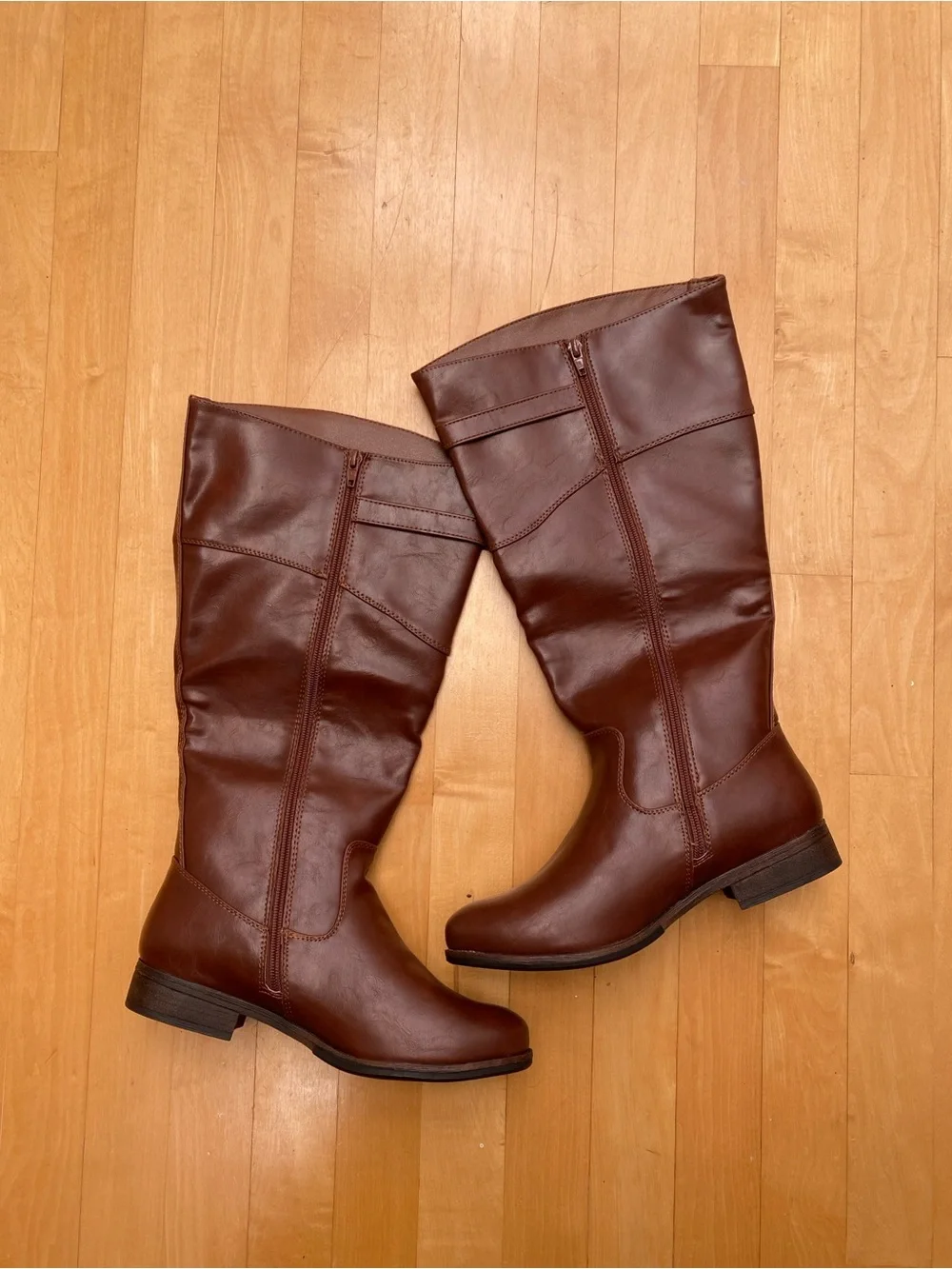 Classic Tall Brown Women's Riding Boots Ruiee